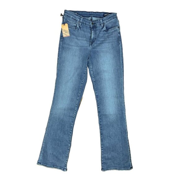 BUFFALO DAVID BITTON NWT Mid Rise Bootcut Queen Whiskered & Sanded Blue Jeans 30 - Picture 5 of 16